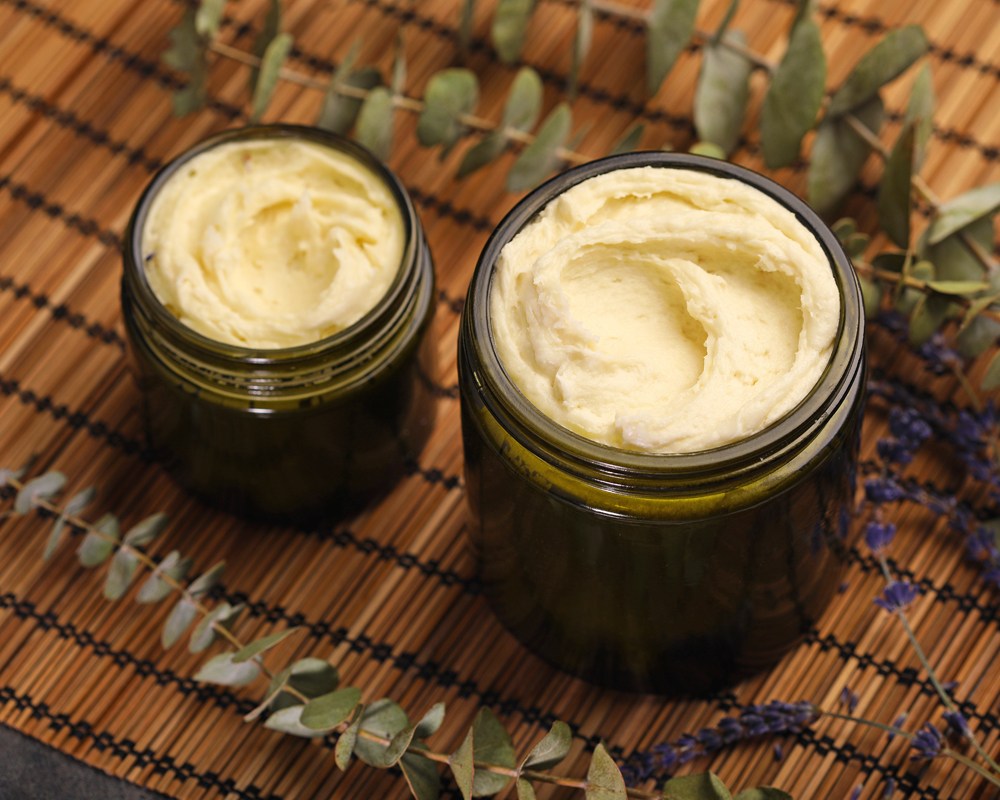 whipped butter made with raw shea
