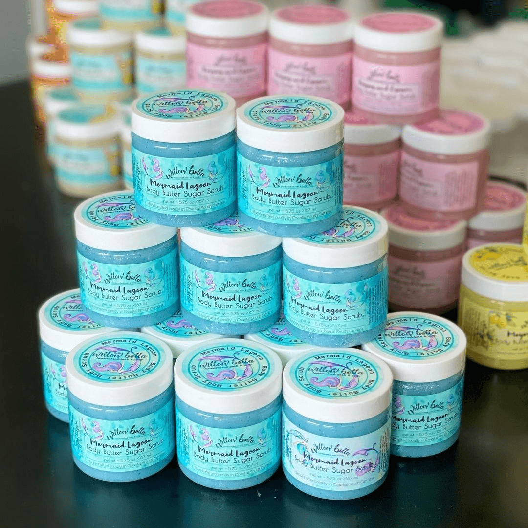 sugar scrubs by willow bella soaps |
bramble berry