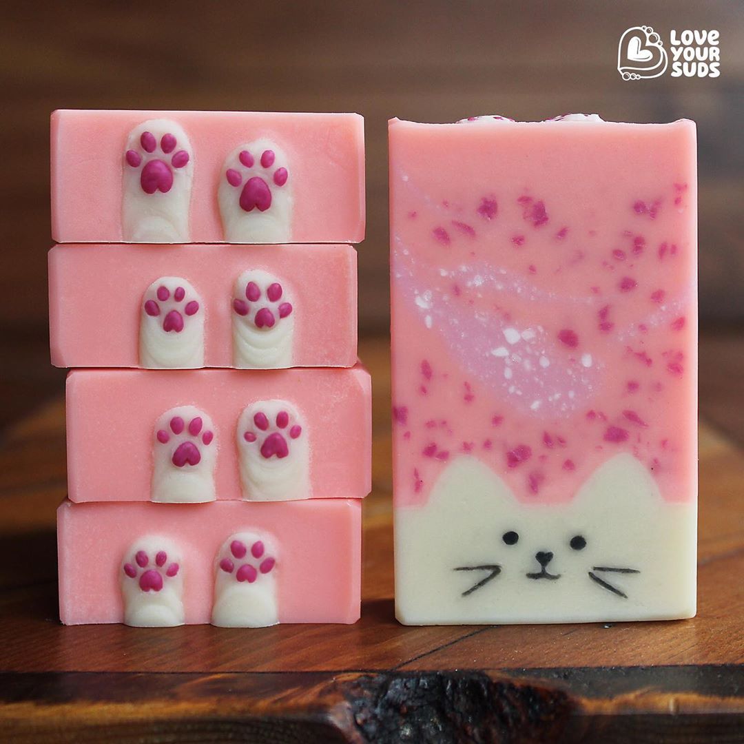 confetti kitty soap by love your suds