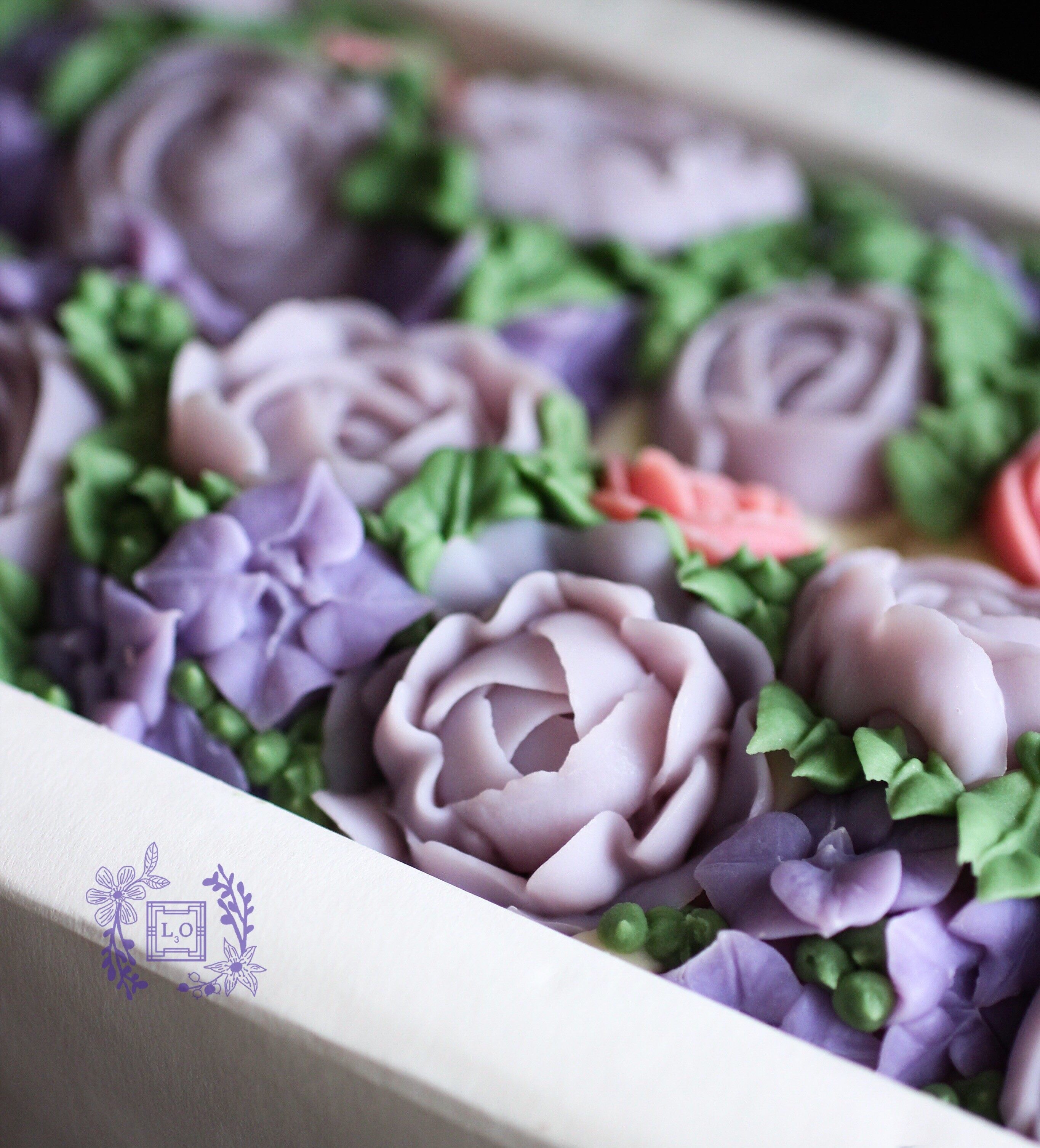 flower soap by l3o soaps