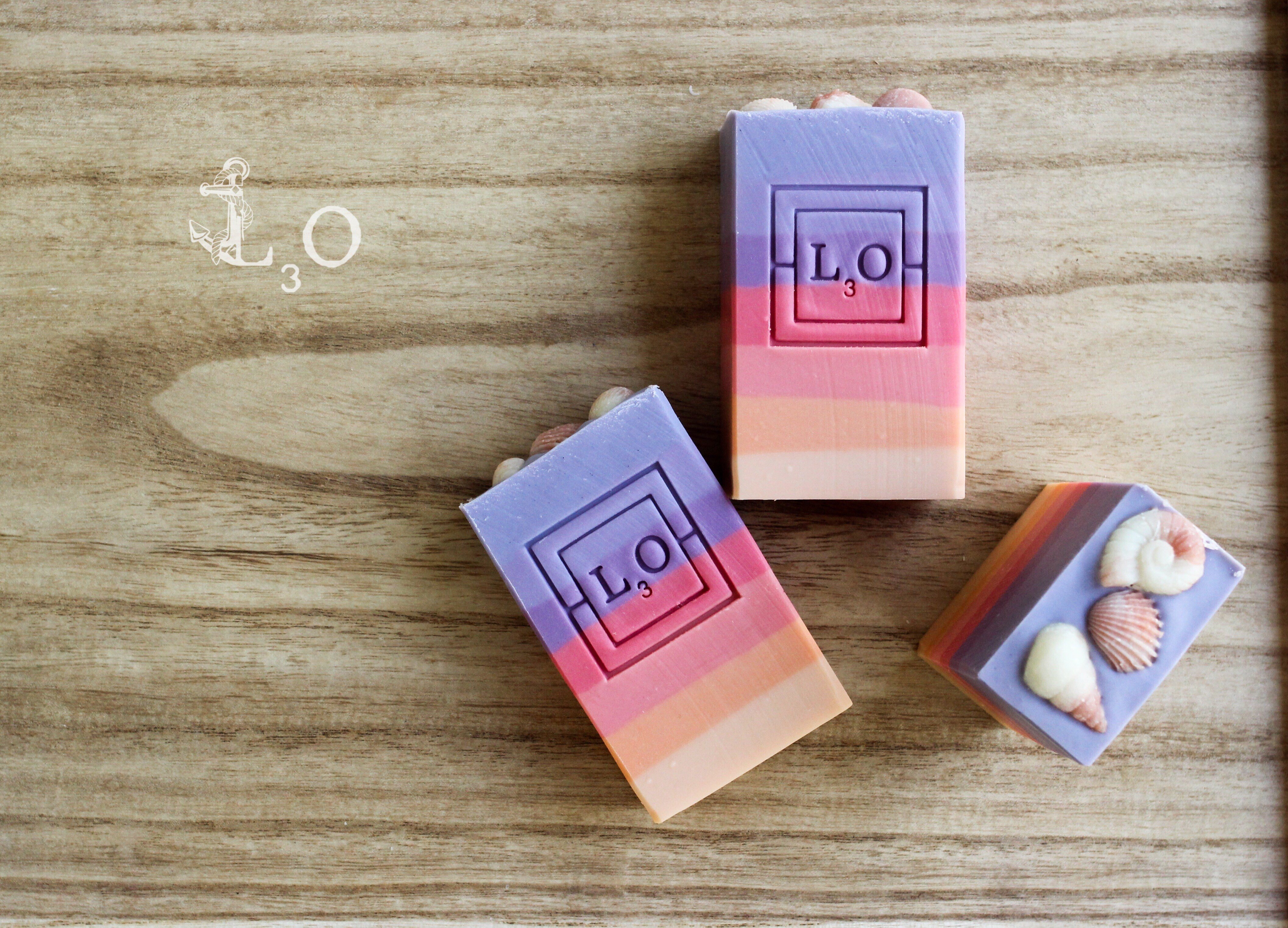summer isle sunset soap by l3o soaps
