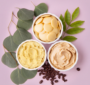 dishes filled with various butters