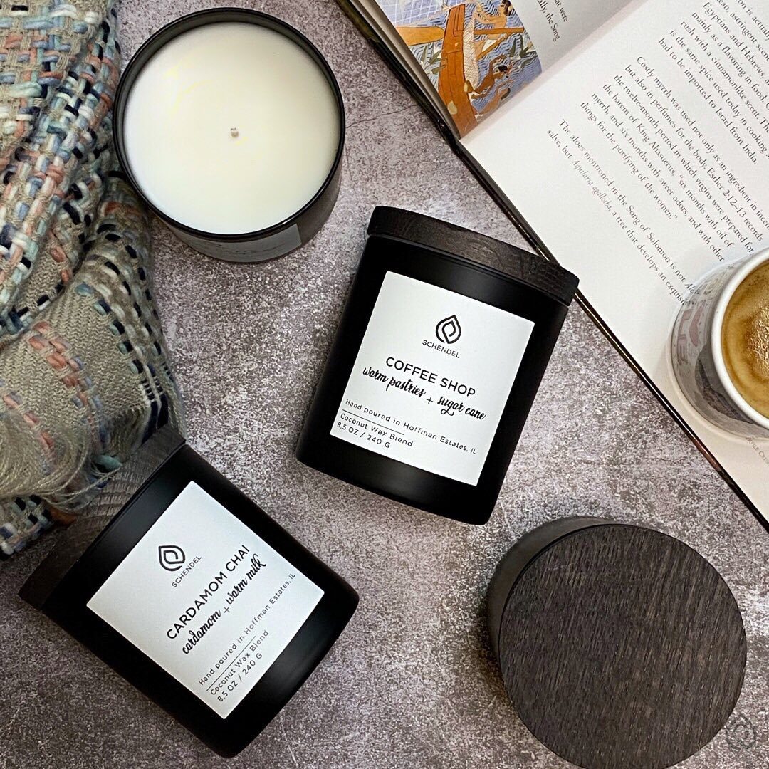 schendel home scents coffee shop candles | bramble berry