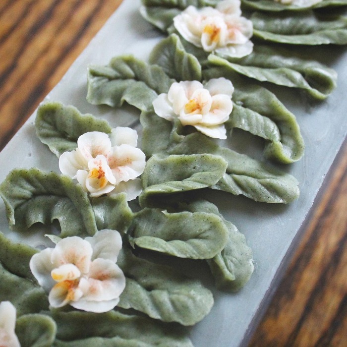 Piped Orchid Soap Piped Orchid Soap