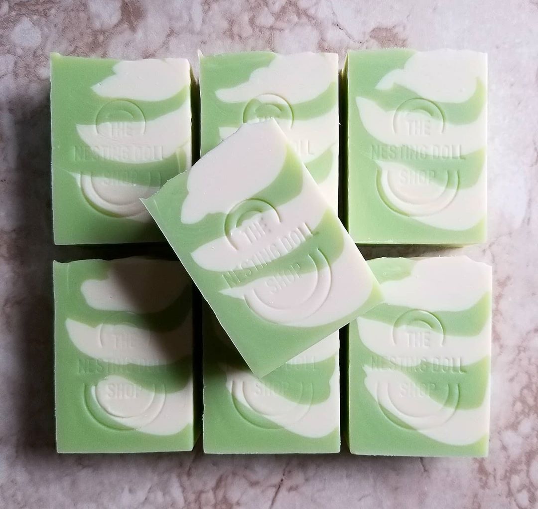 mm nesting doll coconut lime soap