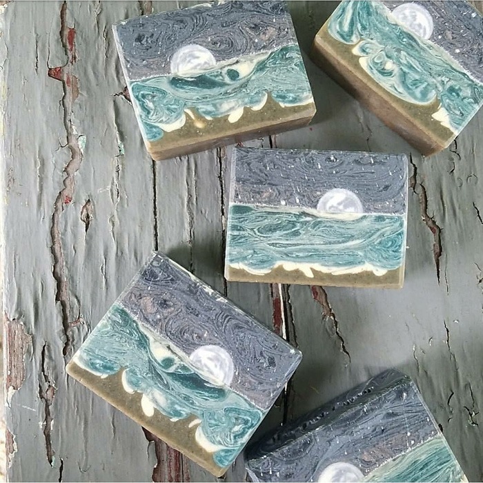 midnight waters soap by milkmade soap co
