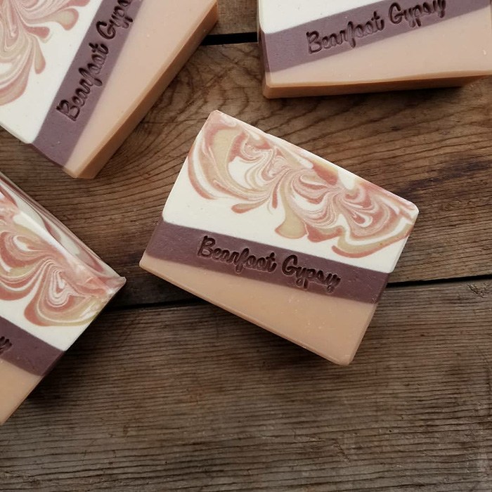 lavender and Rose Geranium soap by milkmade soap co.