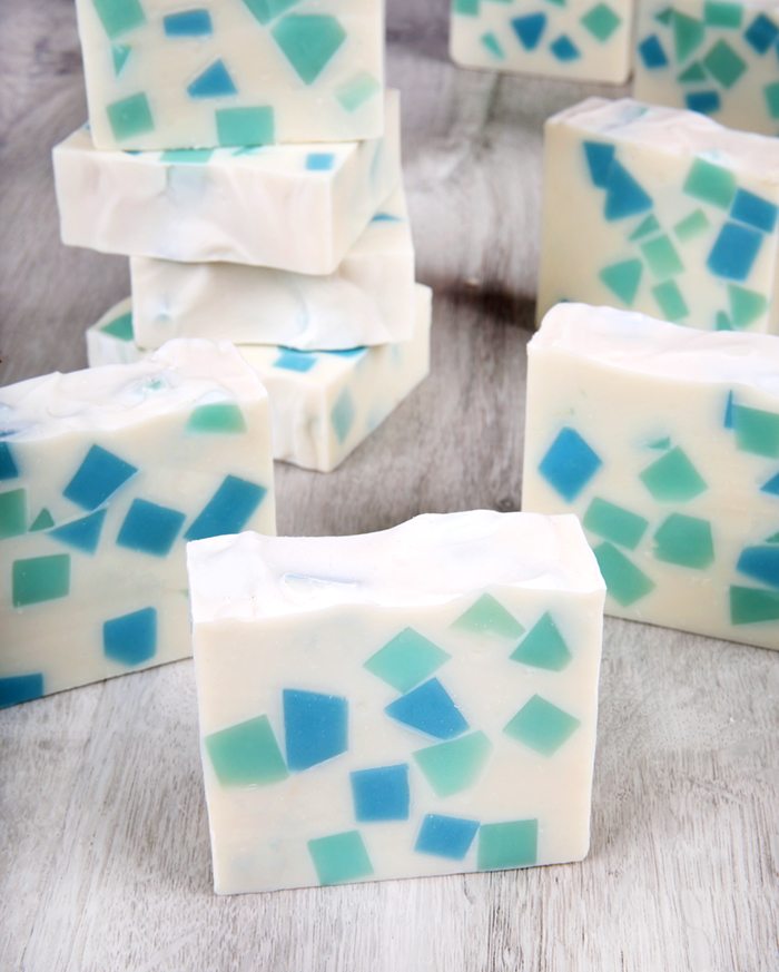cold process soap with embeds | bramble berry