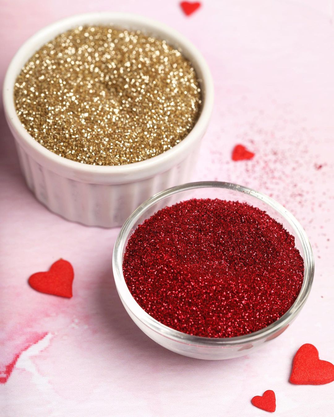 gold and red ecoglitter | bramble berry