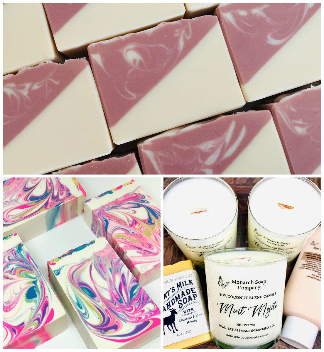 DIY bath products by monarch soap