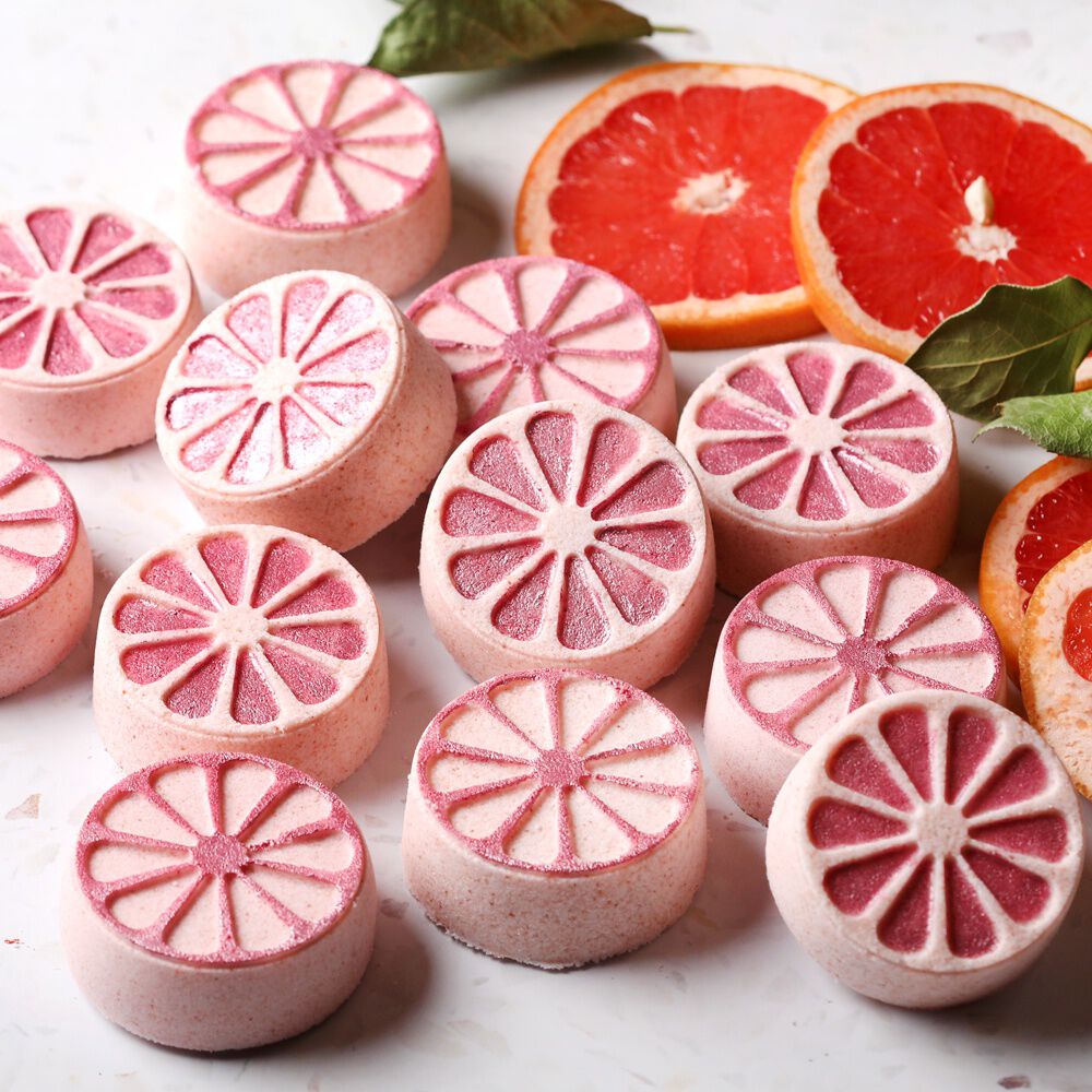 fresh citrus grapefruit bath bombs |
                bramble berry