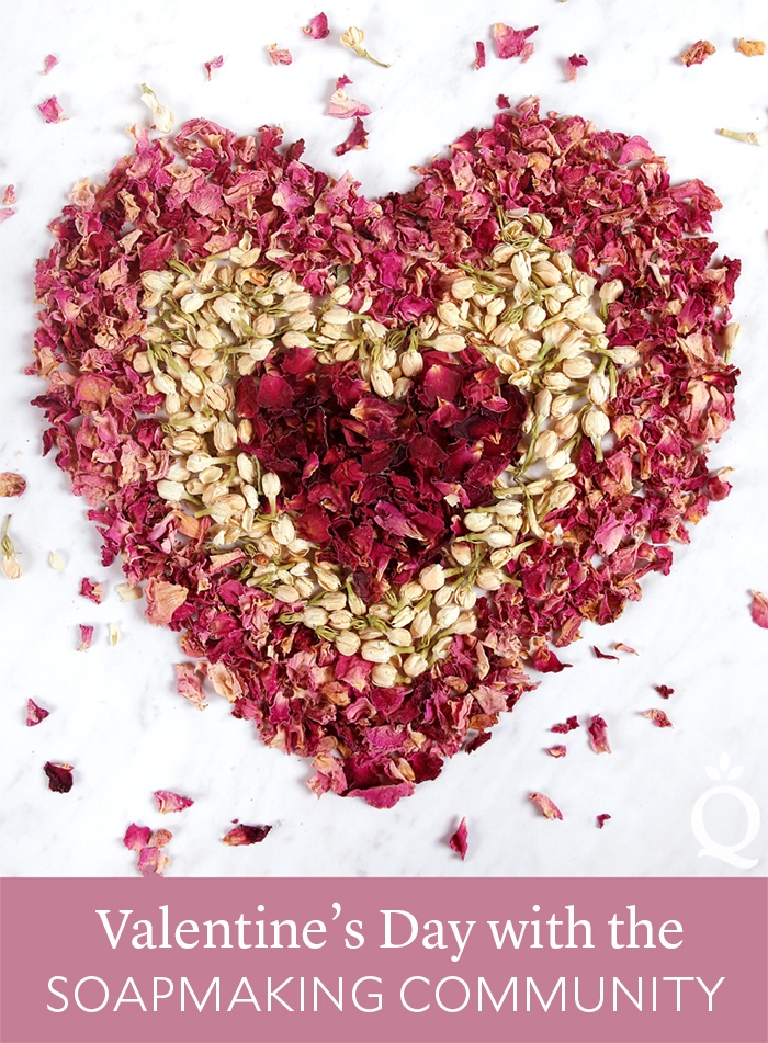 valentines with the soap making community | bramble berry
