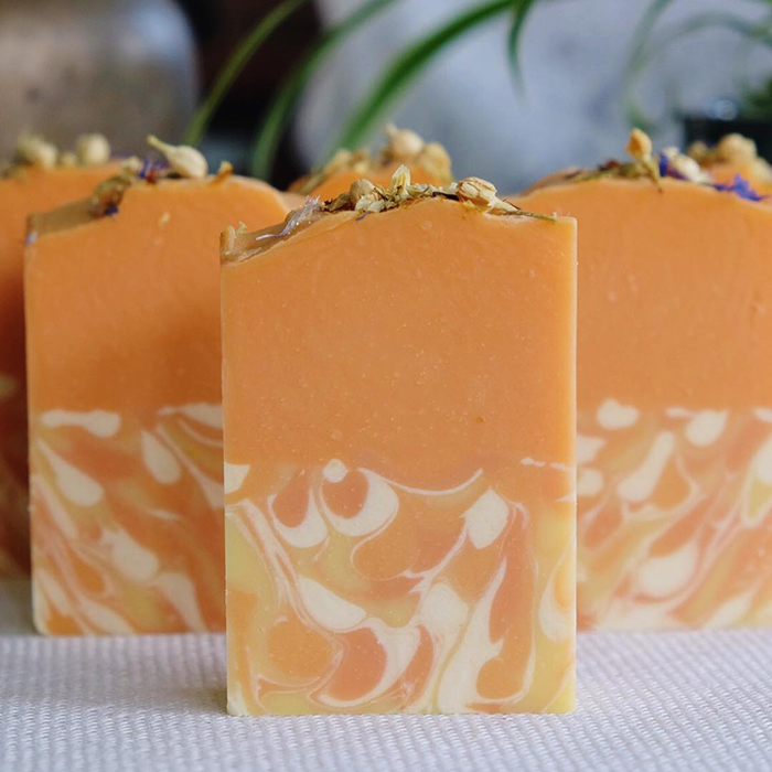kumquat soap by hotsy totsy soap