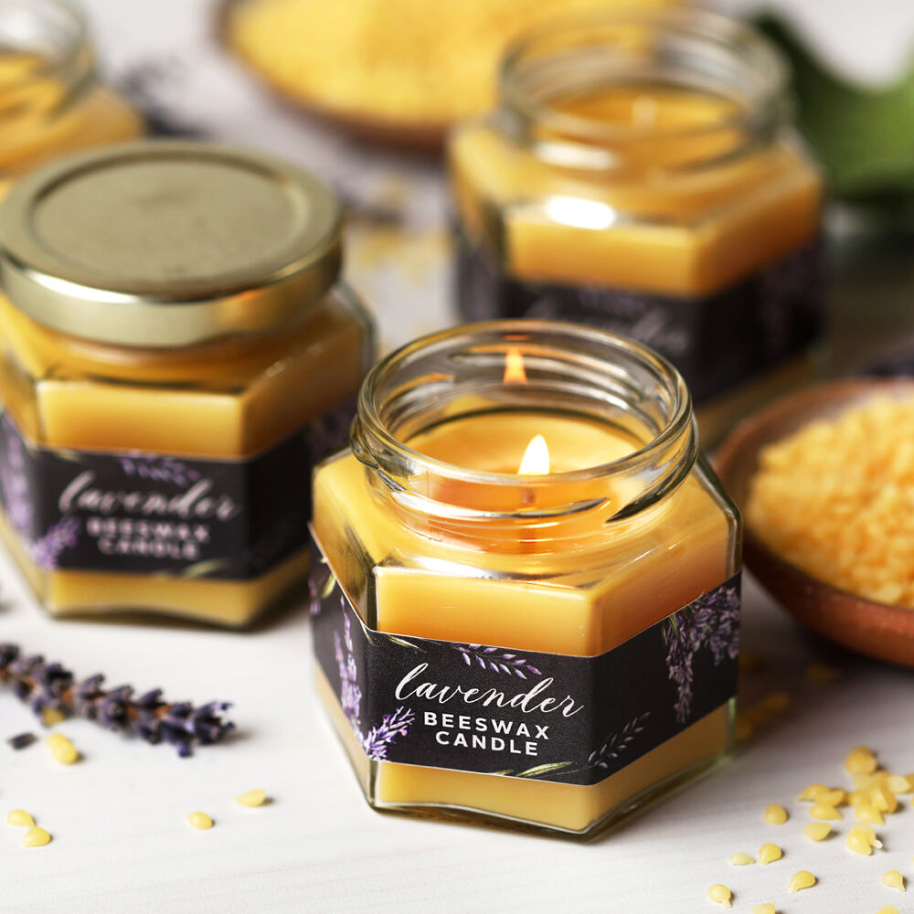 art0171
                lavender beeswax candle kit
