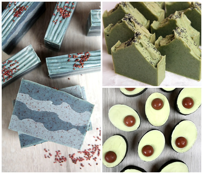 blueberry
and avocado soap | bramble berry