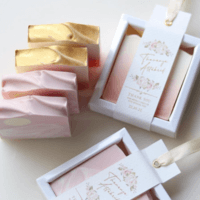 soaps sliced and packaged
