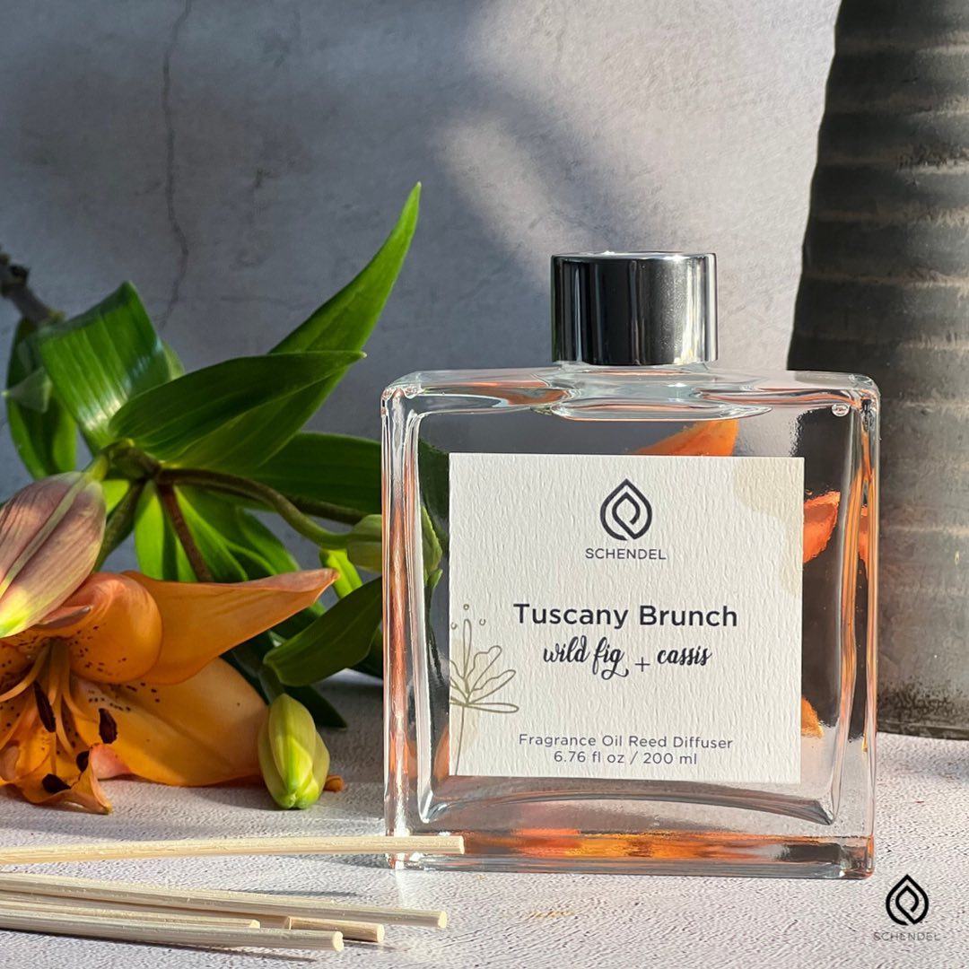 schendel home scents tuscany brunch reed diffuser | bramble berry