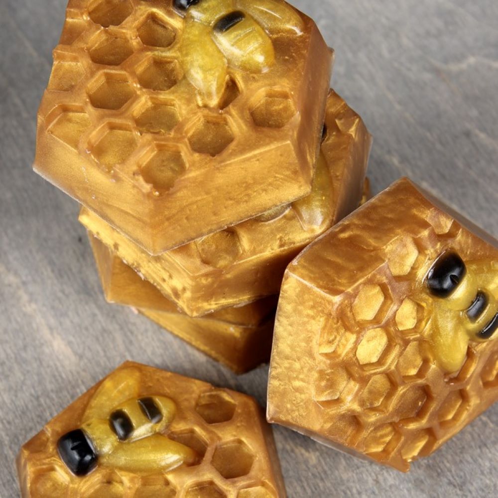 Bramble Berry 6 Cavity Honeycomb Silicone Mold