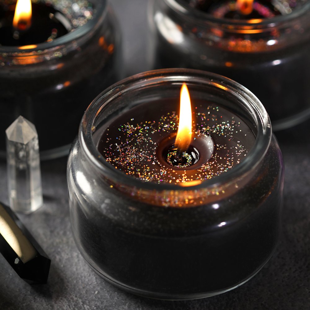 Charcoal Black Candle Dye Flakes
