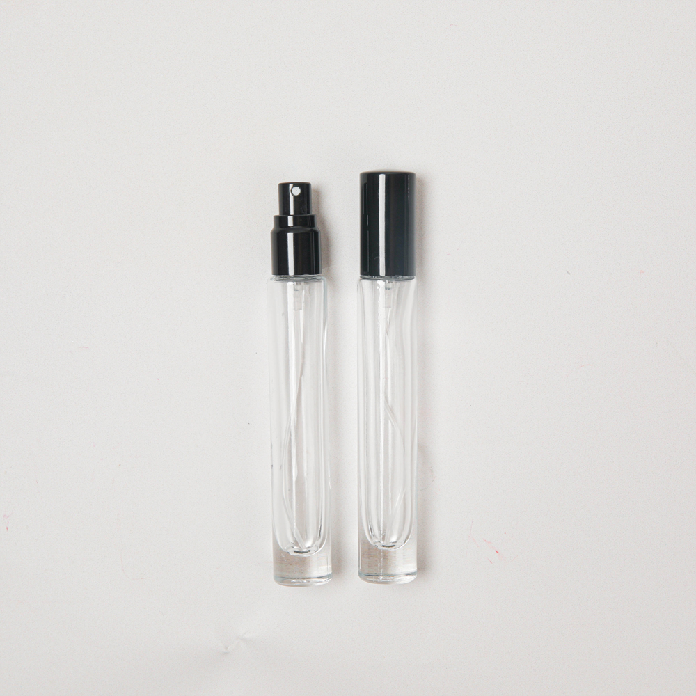 Perfume Bottle with Black Top image number null